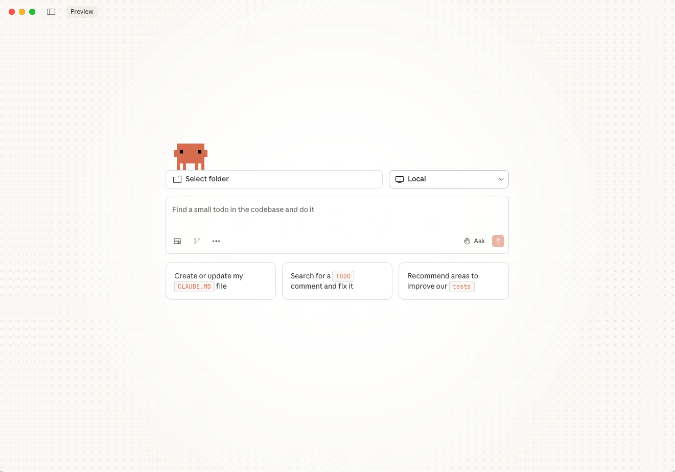 Claude Code Interface